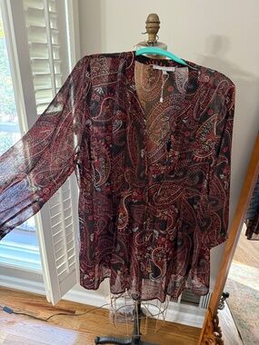Daniel Rainn Tunic Top Size 2X